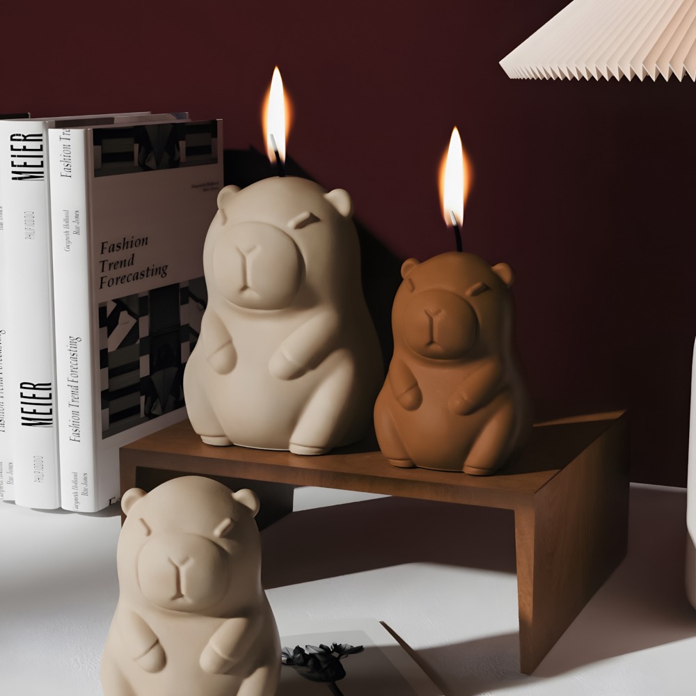 Standing Capybara Scent Candle - Candle Supplies Shop 评论和价格
