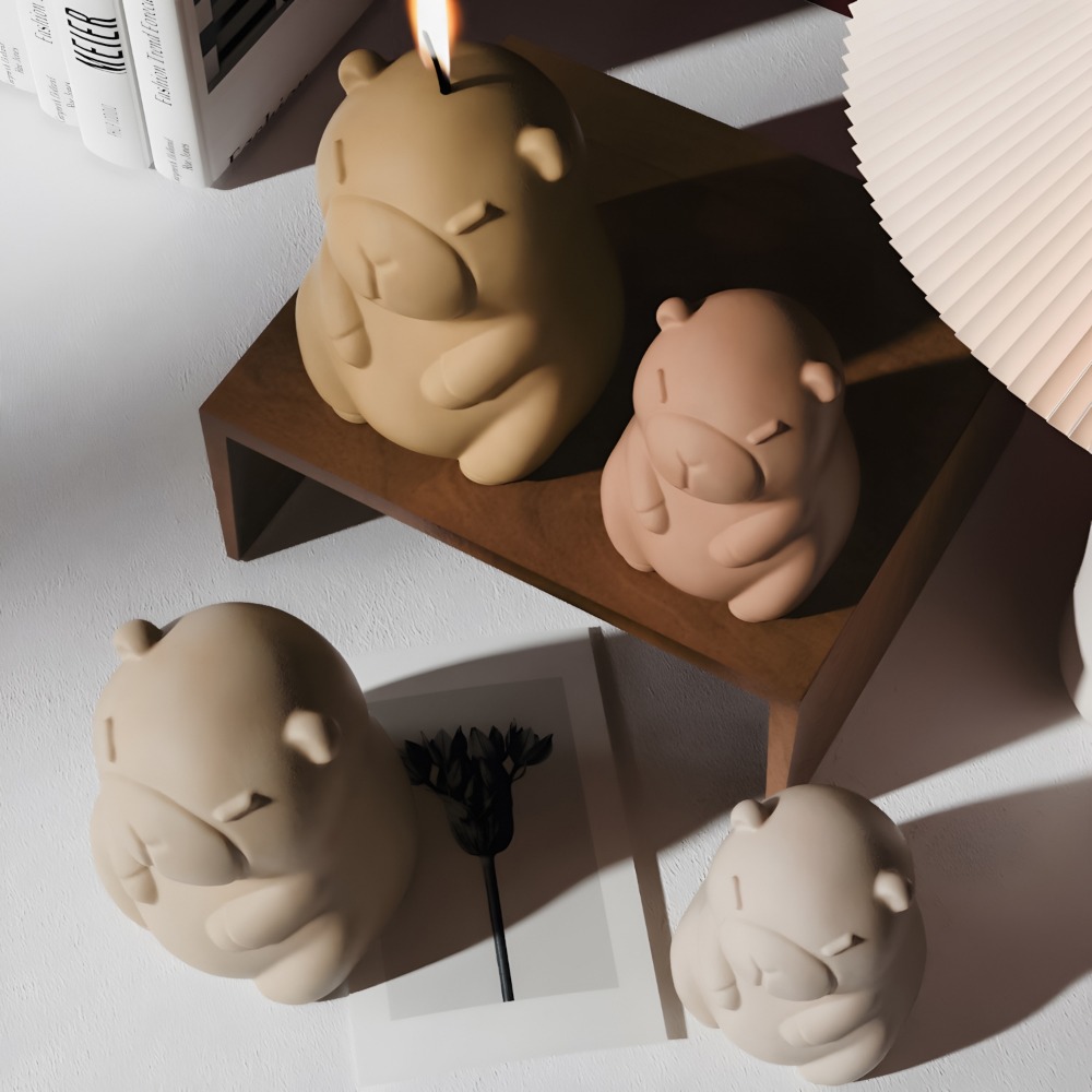 Standing Capybara Scent Candle - Candle Supplies Shop 评论和价格