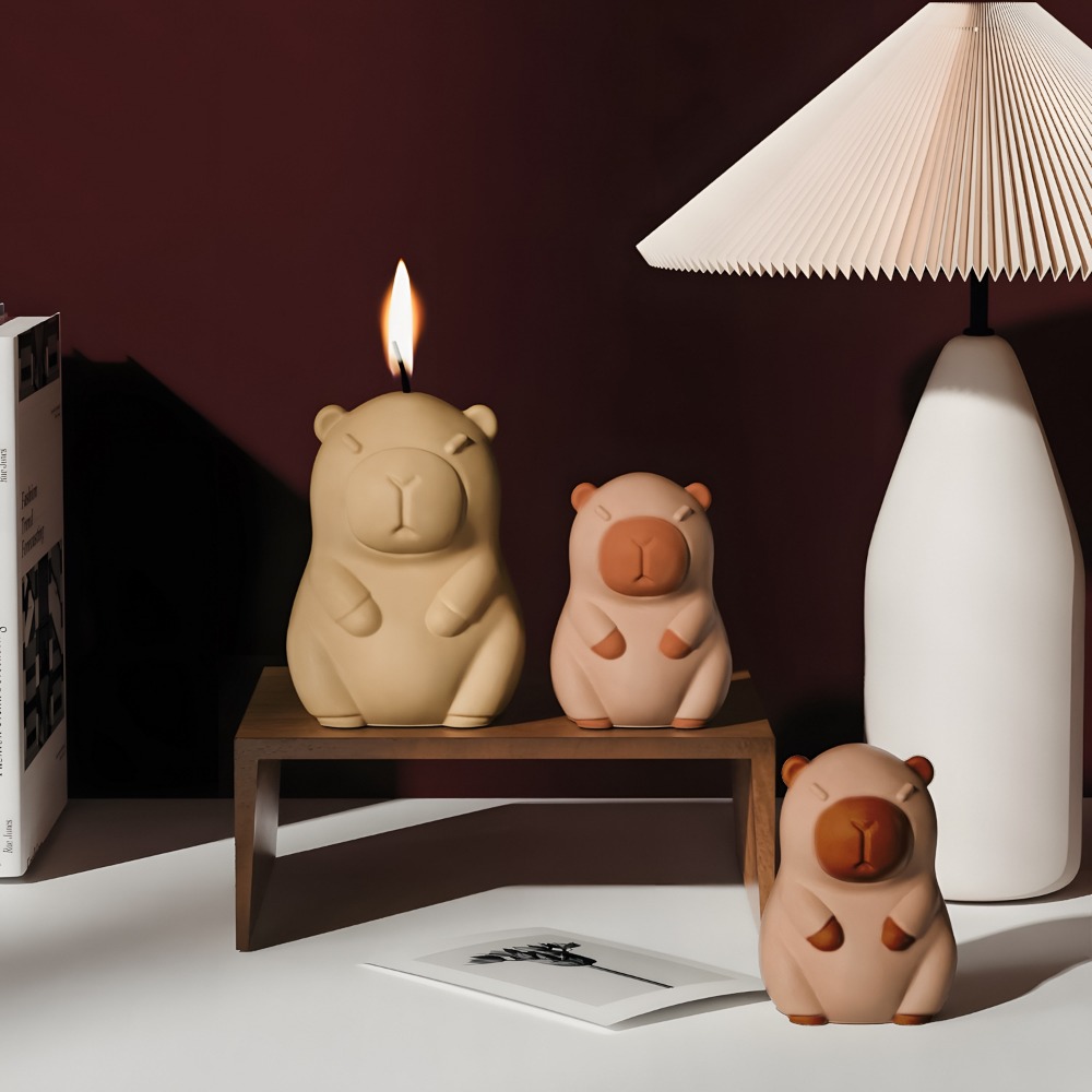 Standing Capybara Scent Candle - Candle Supplies Shop 评论和价格