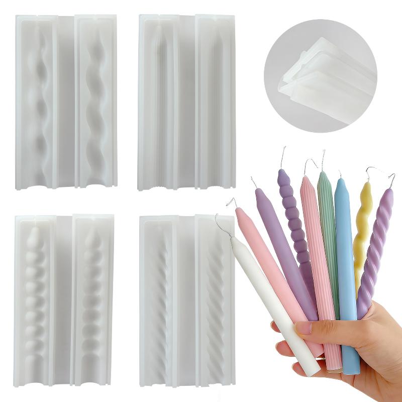 Long Spiral Silicone Candle Mo - Candle Supplies Shop 评论和价格