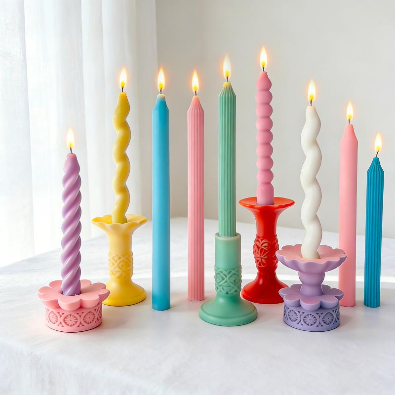 Long Spiral Silicone Candle Mo - Candle Supplies Shop 评论和价格