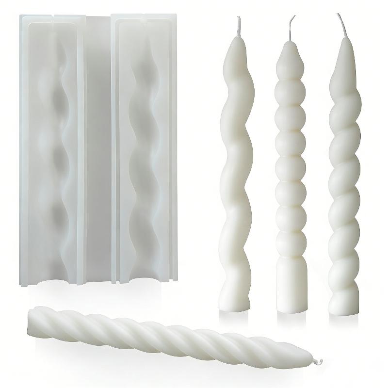 Long Spiral Silicone Candle Mo - Candle Supplies Shop 评论和价格