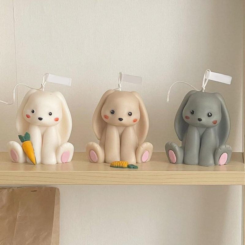 Sitting Rabbit Silicone Candle - Candle Supplies Shop 评论和价格
