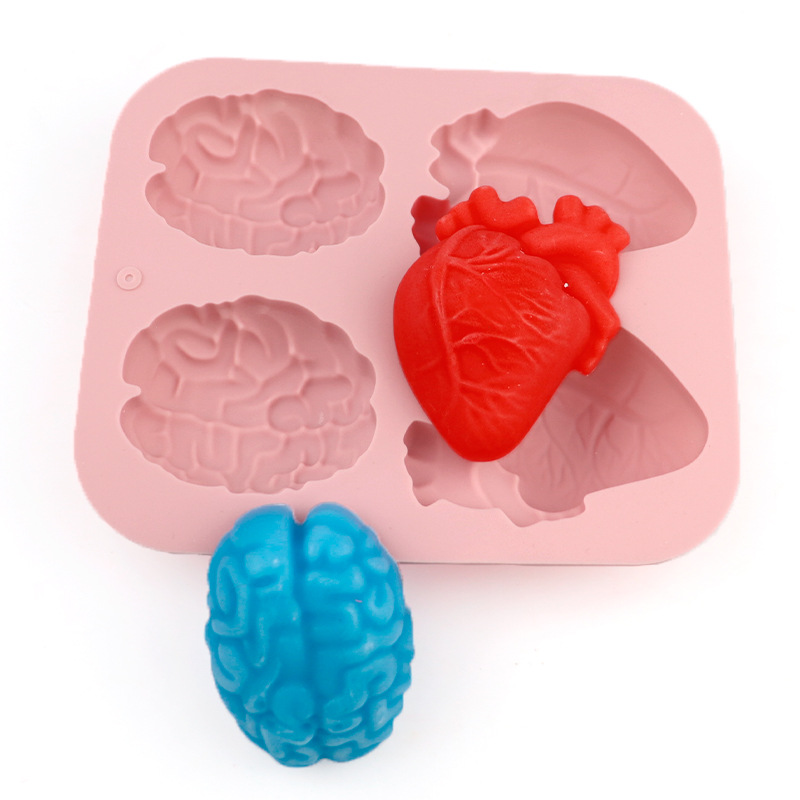 Human Brain And Heart Silicone - Candle Supplies Shop 评论和价格