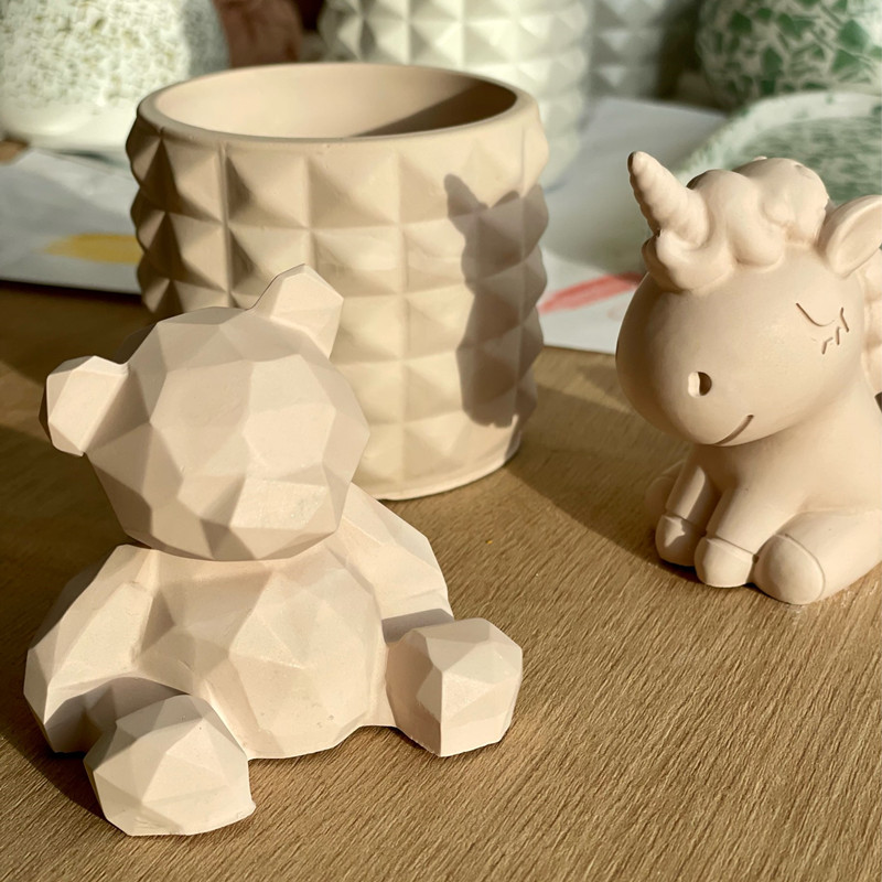 3D Stereo Bear Silicone Mold D - Candle Supplies Shop 评论和价格