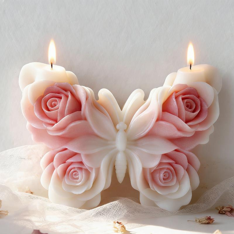 DIY Rose Butterfly Form Silico - Candle Supplies Shop 评论和价格