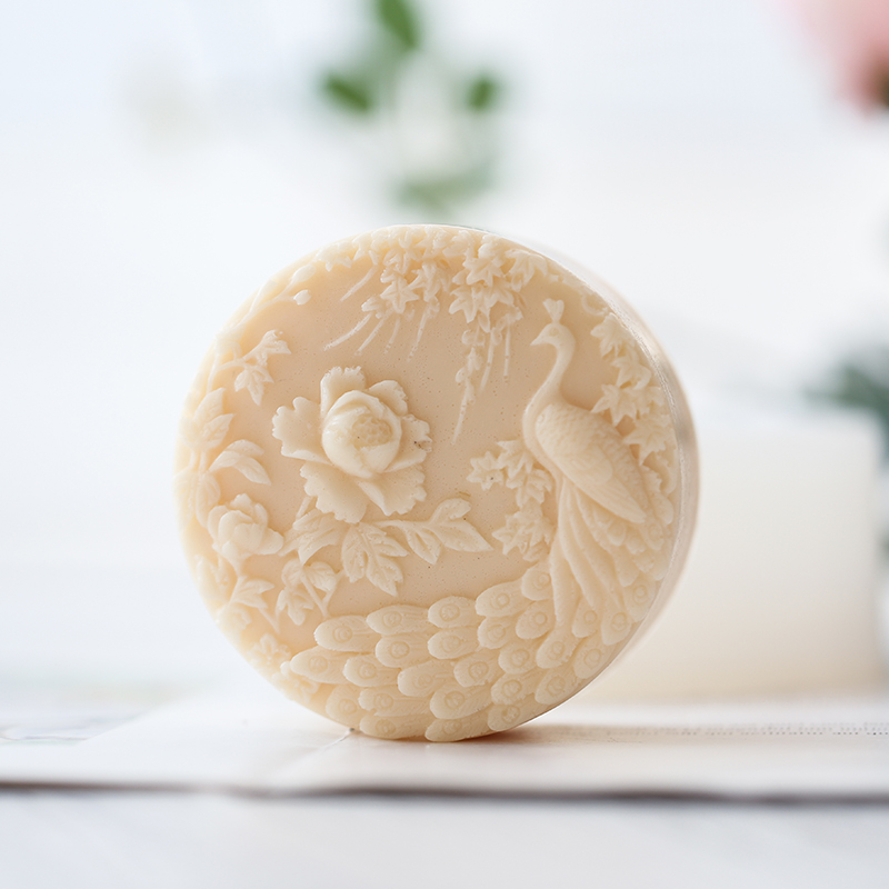 Peacock Flower Pattern Silicon - Candle Supplies Shop 评论和价格